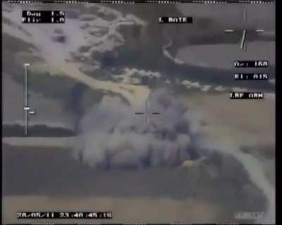 A-10 takes out Taliban leader on motorcycle.