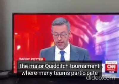 Portuguese law forbids the media to talk about politics the day before election, so CNN Portugal talked about HP instead...