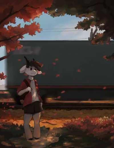 Through the tracks (Animation by @NuleTheGoat)