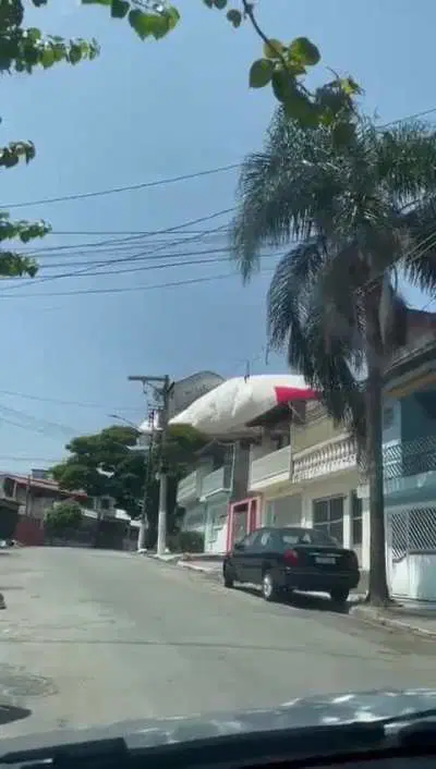 Blimp Crash in South America