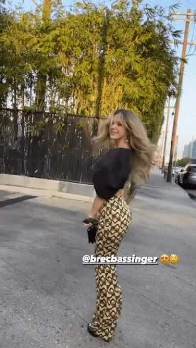 Brec Bassinger turning around