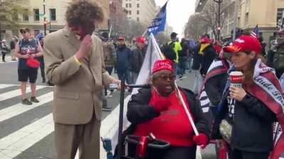 AllGasNoBrakes out in &quot;the wild&quot; at the StopTheDeal protest in D.C.