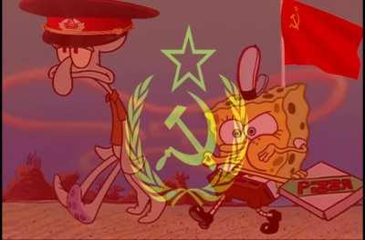 spongebob sings the soviet anthem