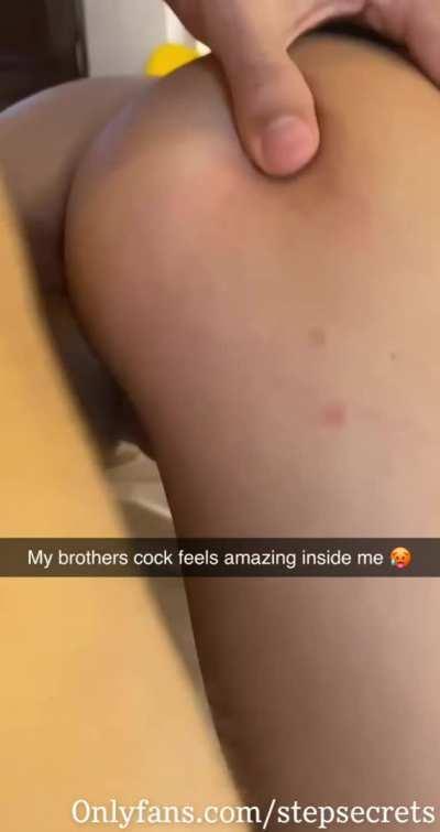 Brothers cock balls deep inside my wet pussy