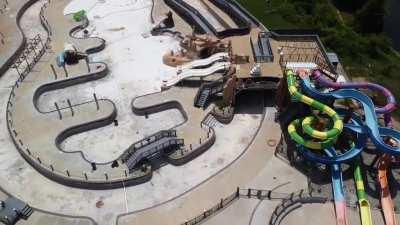 The water park at Lake Fairfax Park - June 14, 2020