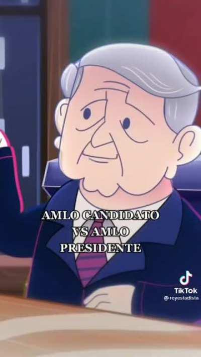 Amlo del pasado, el peor enemigo del Amlo del presente.