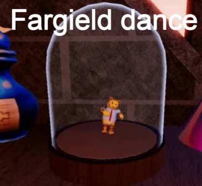 fargield dance lol