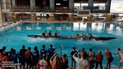 Polish dragon boat racing (a.k.a. tug of oars)