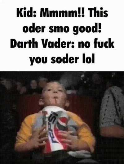 Darth Vader,more like Fart Vader! Hahahaha!!!