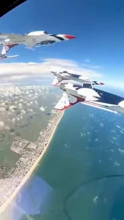 Looping with the Thunderbirds