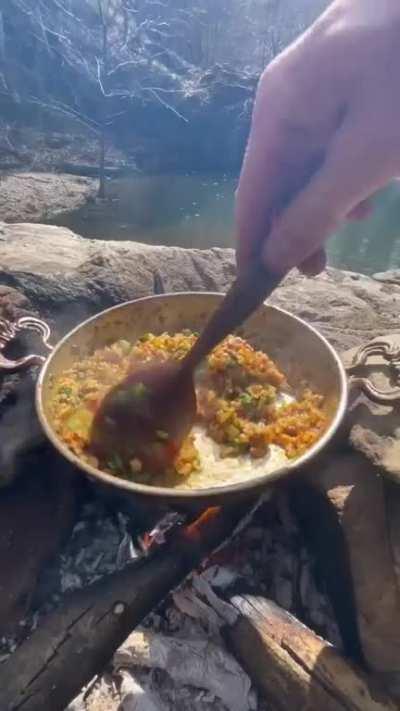 Campfire Cooking: Fish in Clay