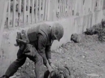 Hotel 2/5 US Marines flush out NVA troops in spider holes in Hue during the Tet Offensive on February 6th 1968