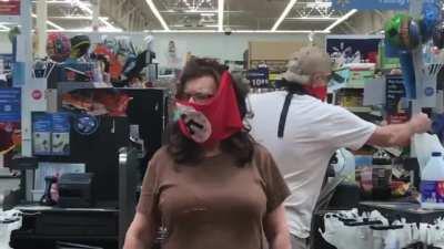 Marshall, MN Walmart Nazi mask