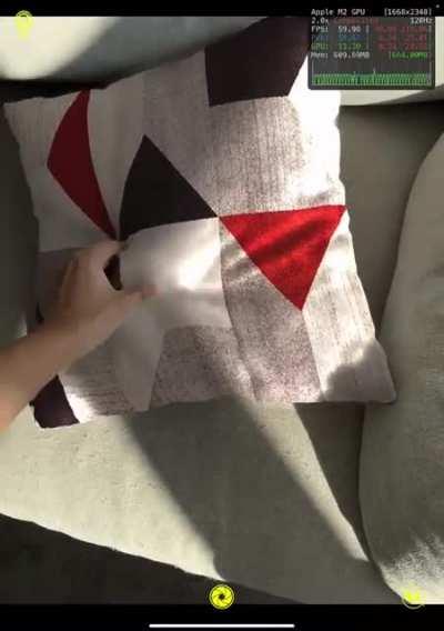 In the near future you won't be able to tell what is real anymore (Augmented Reality Pillow)