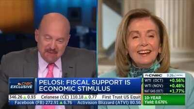 CNBC Host Jim Cramer Calls Pelosi ‘Crazy Nancy’ to Her Face, Scrambles to Backtrack