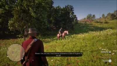 Arthur Morgan absolutely DESTROYS some guy