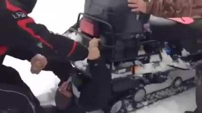 wcgw if you play around with a snowmobile