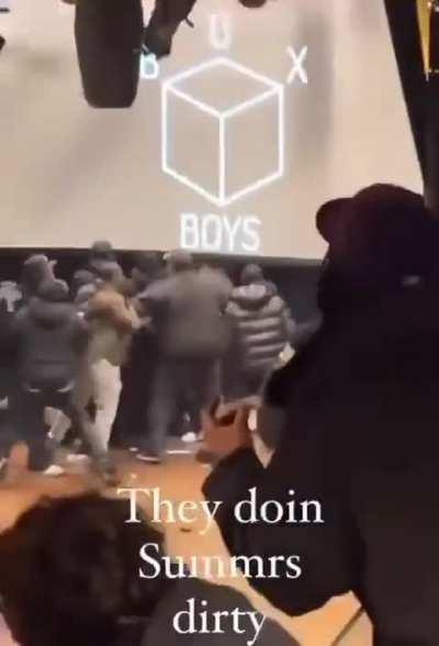 Summrs was jumped by Homixide Gang at box fest show 🥲