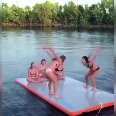 WCGW Trying to backflip to the lake