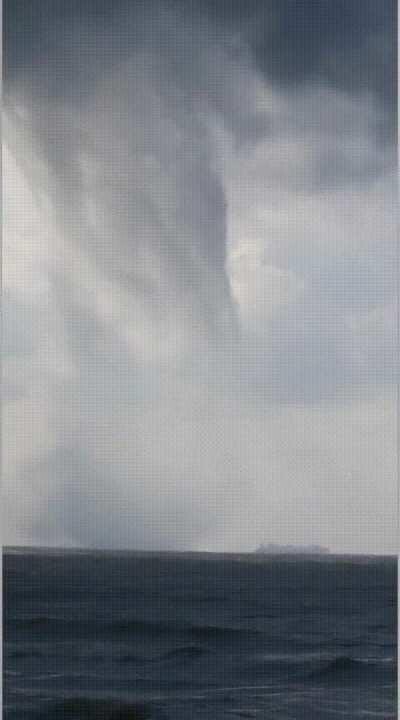 Massive Multiple-Vortex Waterspout