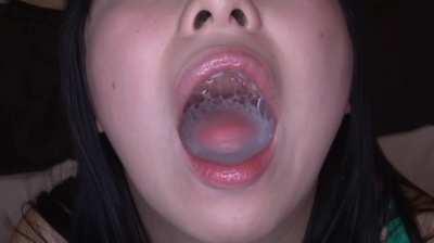 Open Mouth Swallowing #18 (4 loads swallowed)