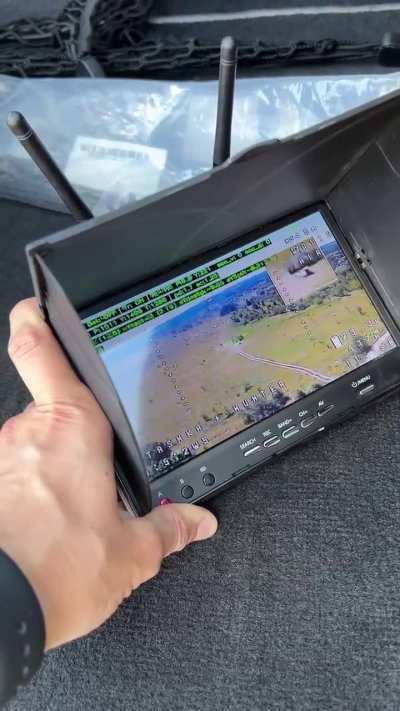 Demonstration of the auto-guidance system for FPV-kamikaze from 