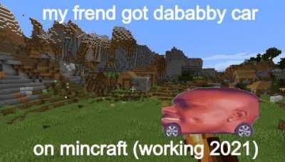 holy shit! DABABY CAR MINEDCRAFT!!!