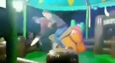 Riding the mechanical bull