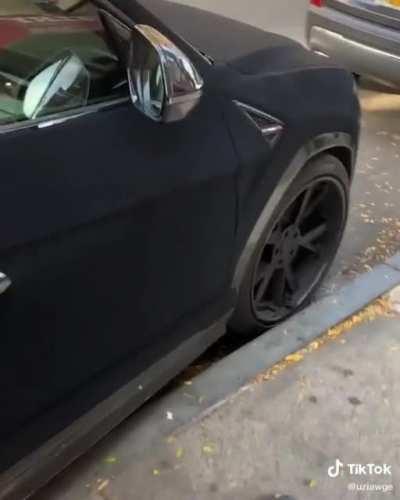 Uzi showing you the proper way to park on south street