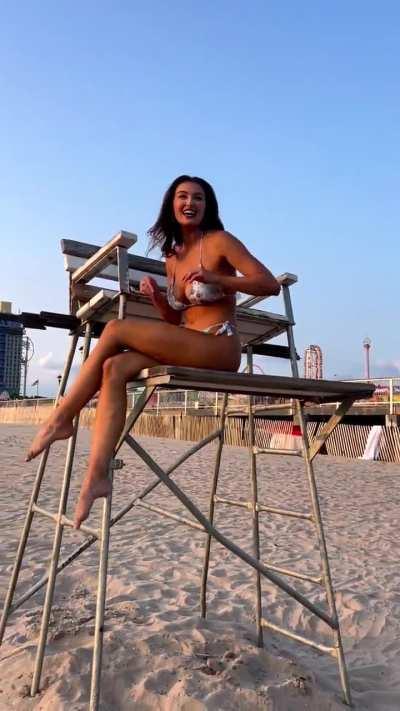 Beauty at the beach video