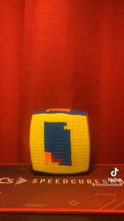 Tetris on a Rubik’s Cube