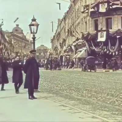 Moscow's Streets, 125 Years Ago.