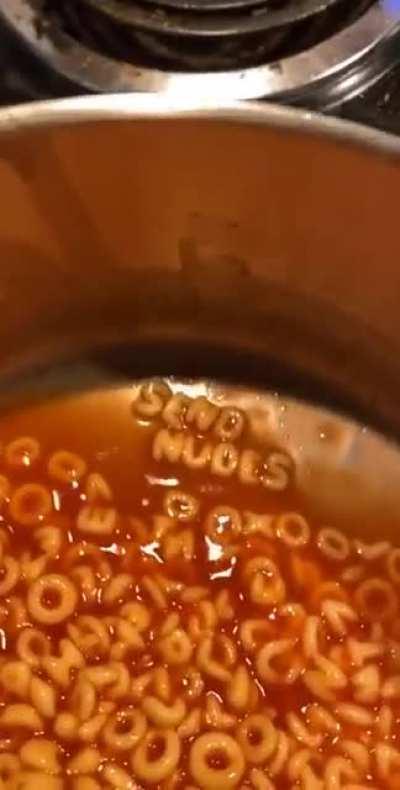 The spaghetti-os have spoken 