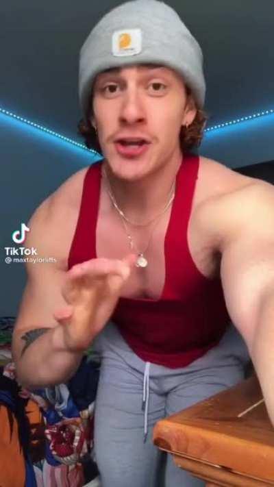 Tiktok comedian bringing on a weird combination of cringe. Worlds are colliding