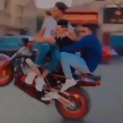 WCGW trying a wheelie