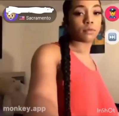 Lightskin flashes on monkey app.

Dm to get  $10 telegram to get full vids.