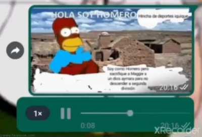 HOLA SOI HOMERO