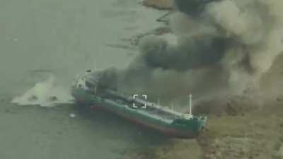 Ukrainian airstrike on cargo ship where Russians reportedly set up command center