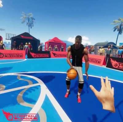 I've been working with a friend the last 3 months to build my dream VR streetball game inspired by NBA Street with smooth locomotion, natural dribble physics, shooting, and dunking