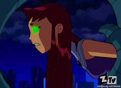 Starfire getting all her holes filled