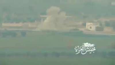 Compilation of FSA groups destroying SAA armor with TOW missiles. Syria