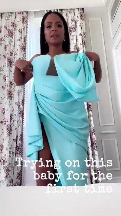 Christina putting on new dress | SC 6/11/24