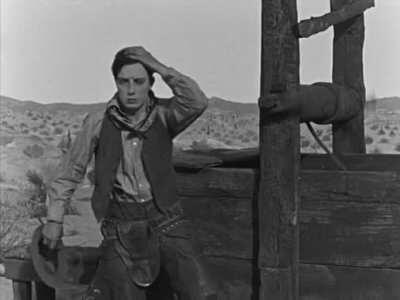 Buster Keaton in Go West (1925)