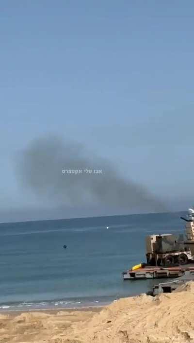 C-Ram operating near the US pier in Gaza