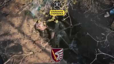 Russian in Trench Commits Suicide Right Before FPV Drone Strikes 