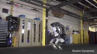 Atlas Robot Doing Parkour