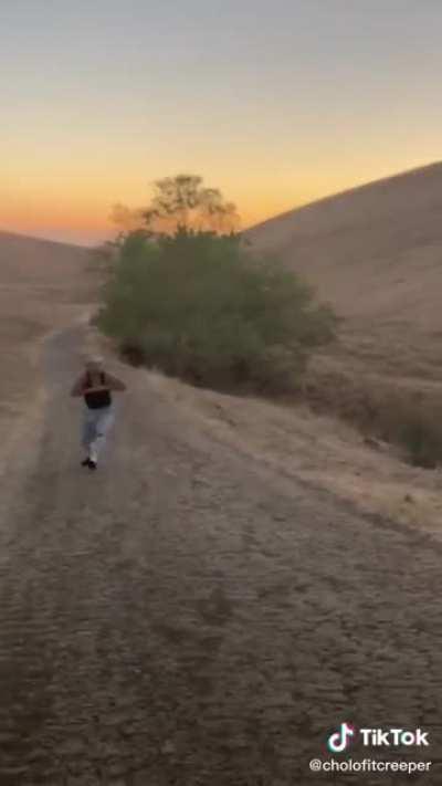 Hiker Homie Followed by Cholo in the Wild