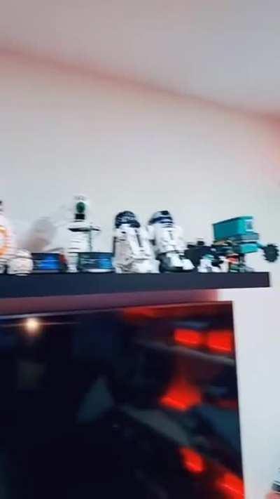 Room full of Star Wars collection