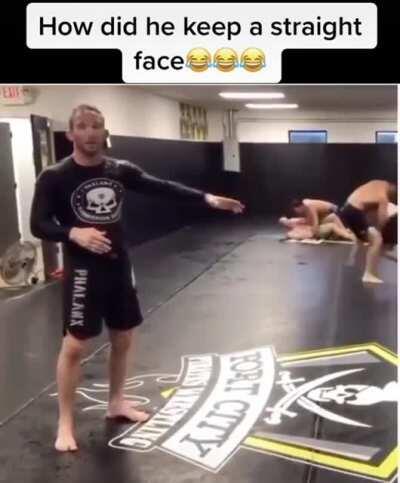 To do a serious training video.