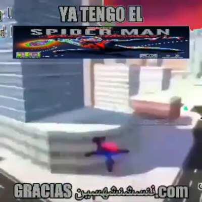 black spoder man